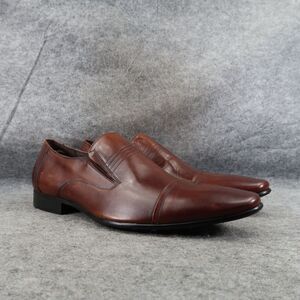 Bunker Shoes Mens 45 Cap Toe Loafer Slip On Oxford Leather Classic Professional